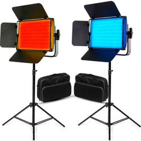 GDX CF-LED 600RGB 2'li Sürekli Panel Led Işık Seti