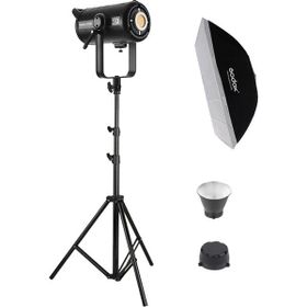 GDX EXC-400C-II Gridli 60x90 Octa Softbox + 260 cm Kalın Işık Ayağı Full Set