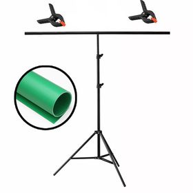 GDX Green 120x200 cm Yeşil PVC Seyyar Fon Perde