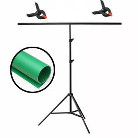 GDX Green 120x200 cm Yeşil PVC Seyyar Fon Perde