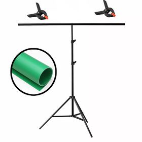 GDX Green 120x200 cm Yeşil PVC Seyyar Fon Perde