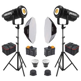 GDX LV-700C-II 95 cm Bowens Octagon Softbox + 260 cm Kalın Işık Ayağı 2'li Full Set