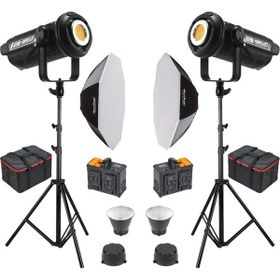 GDX LV-700C-II 95 cm Bowens Octagon Softbox + 260 cm Kalın Işık Ayağı 2'li Full Set