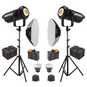 GDX LV-700C-II 95 cm Bowens Octagon Softbox + 260 cm Kalın Işık Ayağı 2'li Full Set