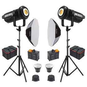 GDX LV-700C-II 95 cm Bowens Octagon Softbox + 260 cm Kalın Işık Ayağı 2'li Full Set