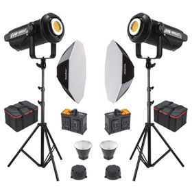 GDX LV-700C-II 95 cm Bowens Octagon Softbox + 260 cm Kalın Işık Ayağı 2'li Full Set