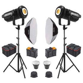 GDX LV-700C-II 95 cm Bowens Octagon Softbox + 260 cm Kalın Işık Ayağı 2'li Full Set