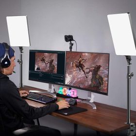 GDX P300TS BiColor 80W 2'li Masaüstü Yayıncı Işık Seti