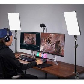 GDX P300TS BiColor 80W 2'li Masaüstü Yayıncı Işık Seti