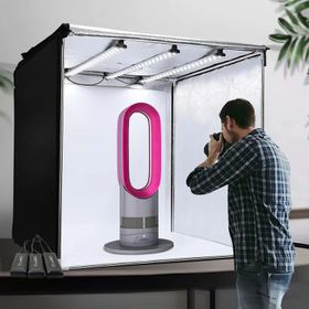 GDX Pro II 3 80x80 cm LED Işıklı Ürün Çekim Çadırı