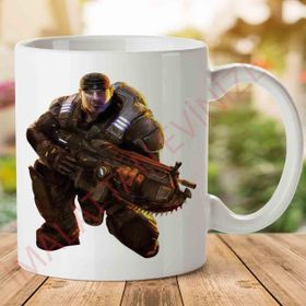 Gears Of War Transparent Baskılı Kupa Bardak
