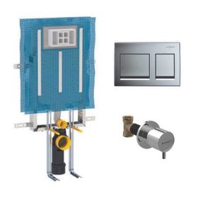 Geberit 110.174.00.1-SET1 Alpha Gömme 8 cm Kombifix Rezervuar