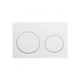 Geberit 115.040.11.1 Alpha10 Çift Basmalı Beyaz Kumanda Kapağı