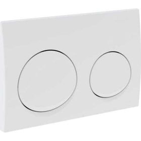 Geberit 115.040.11.1 Alpha10 Çift Basmalı Beyaz Kumanda Kapağı