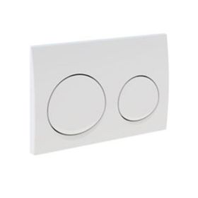 Geberit 115.040.11.1 Alpha10 Çift Basmalı Beyaz Kumanda Kapağı