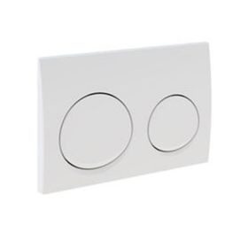 Geberit 115.040.11.1 Alpha10 Çift Basmalı Beyaz Kumanda Kapağı