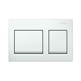 Geberit 115.045.21.5 Alpha 35 Çift Basmalı Beyaz Kumanda Kapağı