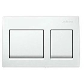 Geberit 115.045.21.5 Alpha 35 Çift Basmalı Beyaz Kumanda Kapağı
