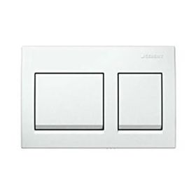 Geberit 115.045.21.5 Alpha 35 Çift Basmalı Beyaz Kumanda Kapağı