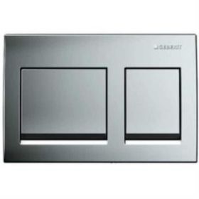 Geberit 115.045.46.5 Alpha 35 Çift Basmalı Mat Krom Kumanda Kapağı