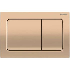 Geberit 115.055.QA.1 Alpha30 Çift Basmalı Bronz Kumanda Kapağı