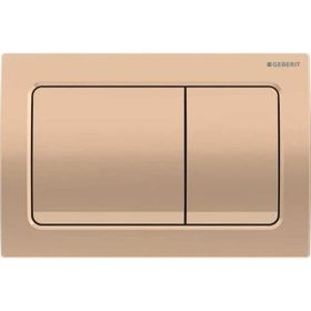 Geberit 115.055.QA.1 Alpha30 Çift Basmalı Bronz Kumanda Kapağı