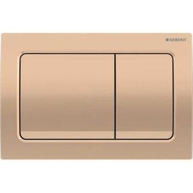 Geberit 115.055.QA.1 Alpha30 Çift Basmalı Bronz Kumanda Kapağı