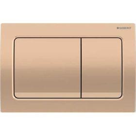 Geberit 115.055.QA.1 Alpha30 Çift Basmalı Bronz Kumanda Kapağı