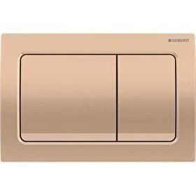 Geberit 115.055.QA.1 Alpha30 Çift Basmalı Bronz Kumanda Kapağı