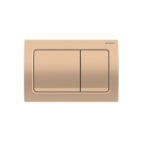 Geberit 115.055.QA.1 Alpha30 Çift Basmalı Bronz Kumanda Kapağı