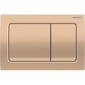 Geberit 115.055.QA.1 Alpha30 Çift Basmalı Bronz Kumanda Kapağı