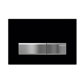 Geberit 115.060.DW.1 Alpha50 Çift Basmalı Siyah Kumanda Kapağı