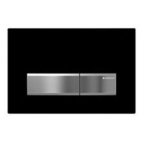 Geberit 115.060.DW.1 Alpha50 Çift Basmalı Siyah Kumanda Kapağı