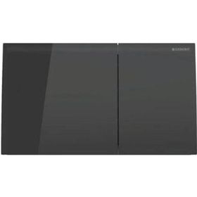 Geberit 115.622.SJ.1 Sigma 70 Çift Basmalı Siyah Cam Kumanda Kapağı