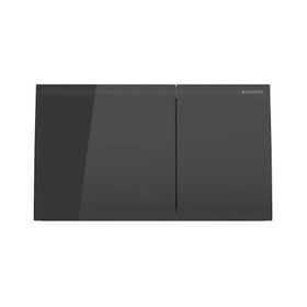 Geberit 115.622.SJ.1 Sigma 70 Çift Basmalı Siyah Cam Kumanda Kapağı