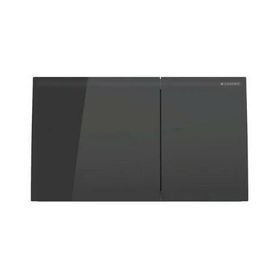 Geberit 115.622.SJ.1 Sigma 70 Çift Basmalı Siyah Cam Kumanda Kapağı