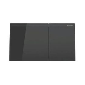 Geberit 115.622.SJ.1 Sigma 70 Çift Basmalı Siyah Cam Kumanda Kapağı