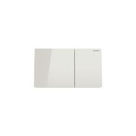 Geberit 115.625.SI.1 Sigma70 Beyaz Cam Pnömatik Deşarj Kumanda Kapağı