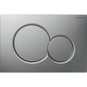 Geberit 115.770.JQ.5 Sigma01 Çift Basmalı Mat Krom Kumanda Kapağı