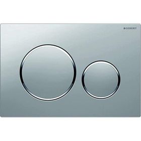 Geberit 115.770.JQ.5 Sigma01 Çift Basmalı Mat Krom Kumanda Kapağı