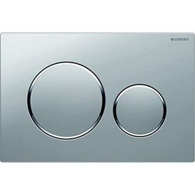 Geberit 115.770.JQ.5 Sigma01 Çift Basmalı Mat Krom Kumanda Kapağı