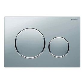 Geberit 115.770.JQ.5 Sigma01 Çift Basmalı Mat Krom Kumanda Kapağı