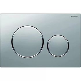 Geberit 115.770.JQ.5 Sigma01 Çift Basmalı Mat Krom Kumanda Kapağı