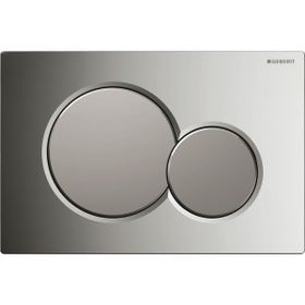 Geberit 115.770.KA.5 Sigma01 Çift Basmalı Parlak-Mat Krom Kumanda Kapağı