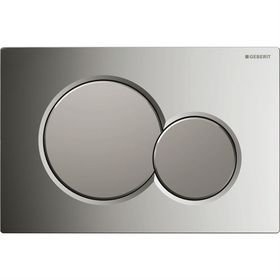 Geberit 115.770.KA.5 Sigma01 Çift Basmalı Parlak-Mat Krom Kumanda Kapağı