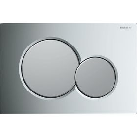 Geberit 115.770.KA.5 Sigma01 Çift Basmalı Parlak-Mat Krom Kumanda Kapağı
