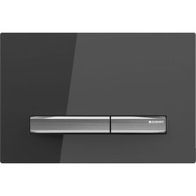 Geberit 115.788.SD.2 Sigma50 Çift Basmalı Füme Cam Kumanda Kapağı