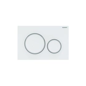 Geberit 115.882.01.1 Sigma 20 Beyaz Mat Beyaz Çift Basmalı Kumanda Kapağı
