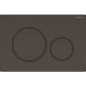 Geberit 115.882.16.1 Sigma 20 Mat Siyah Siyah Çift Basmalı Kumanda Kapağı