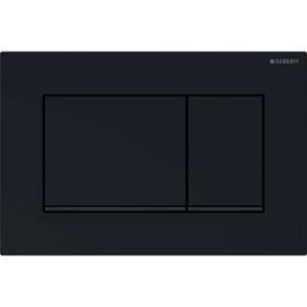 Geberit 115.883.16.1 Sigma 30 Mat Siyah Siyah Çift Basmalı Kumanda Kapağı